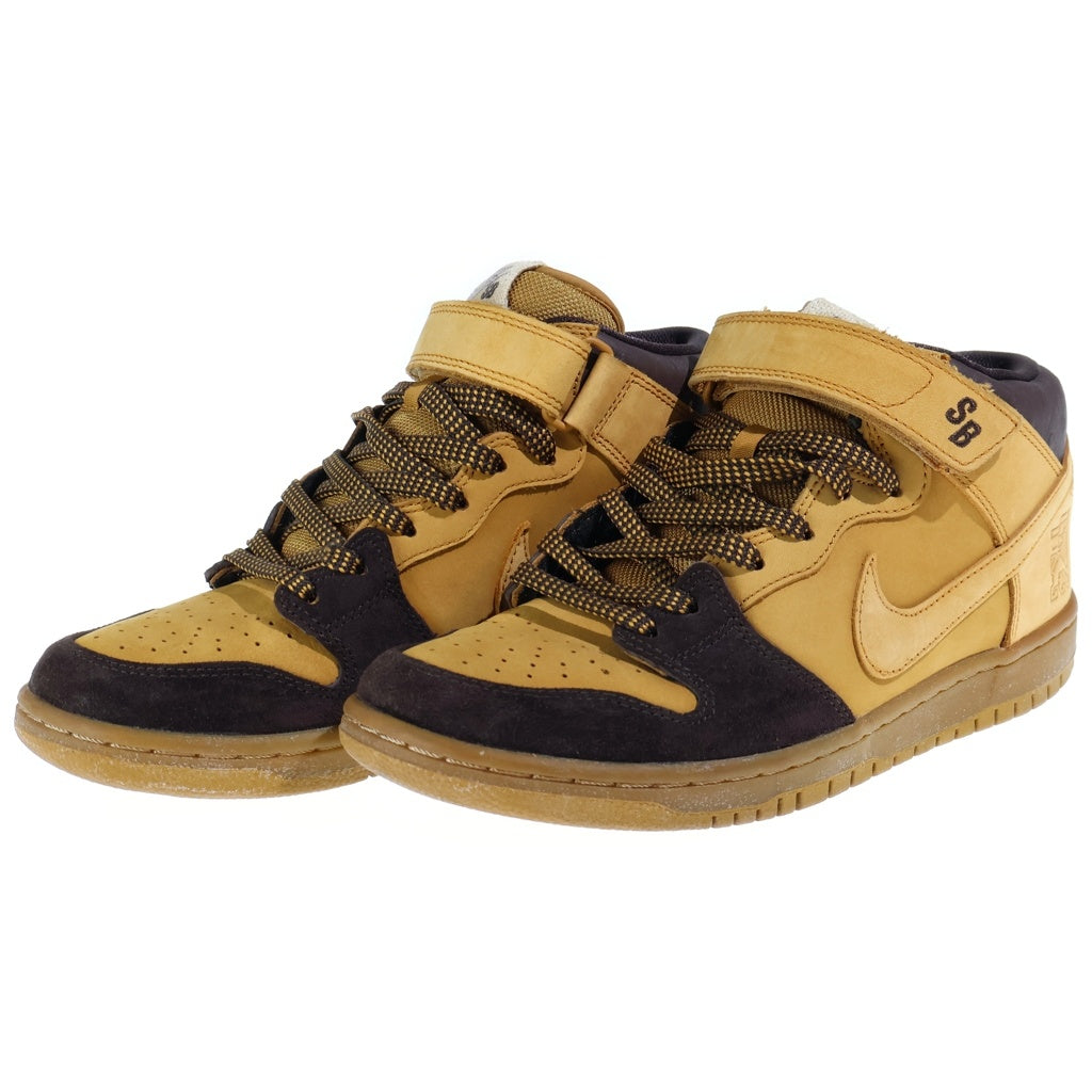 NIKE SB(ナイキエスビー) ZOOM DUNK MID PRO LEWIS MARNELL AJ1445-200 ダンク ミッド プロ ルイスマーネル ミッドカットスニーカー ブラウン US8.5/26.5cm