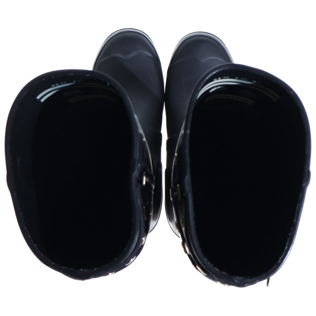 HUNTER(ハンター) UNISEX ESSENTIAL TALL BOOT ユニセックス エッセンシャル トールブーツ ラバー ロングレインブーツ レディース ブラック US6M7F UFT2407RMA