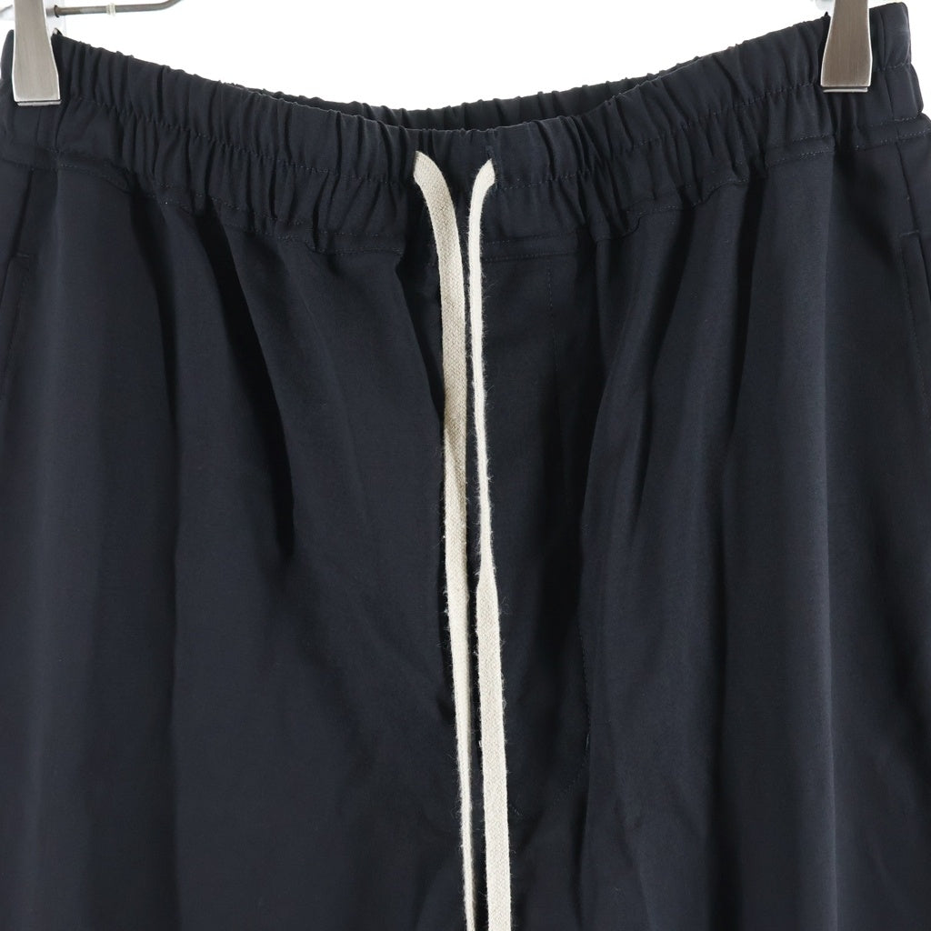 Rick Owens(リックオウエンス) 24SS Drawstring Slim Long Pants ドローストリング スリム ロング パンツ ブラック RU01D3390-ZL