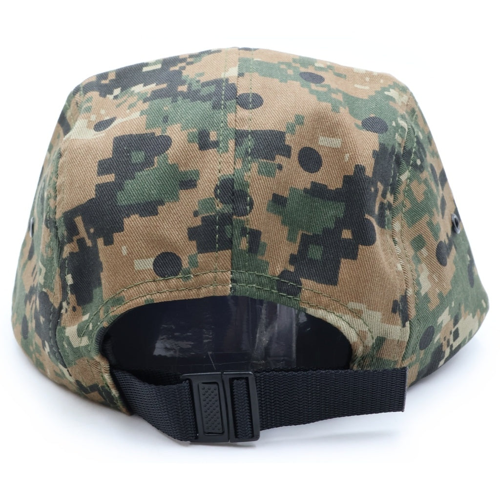 SUPREME(シュプリーム) 13SS ×COMME des GARCONS SHIRT Camp Cap ×コムデギャルソンシャツ ボックスロゴ デジタルカモフラージュデザイン キャンプ キャップ ブラウン/グリーン