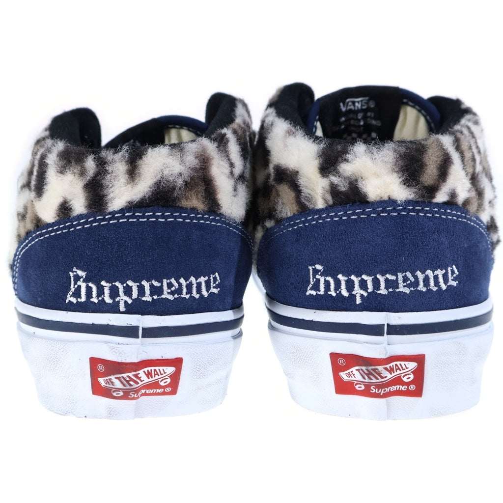 SUPREME(シュプリーム) ×Vans Leopard Half Cab Black バンズ レオパード ハーフキャブ ローカットスニーカー ブラック/レオパード US9/27cm 508357