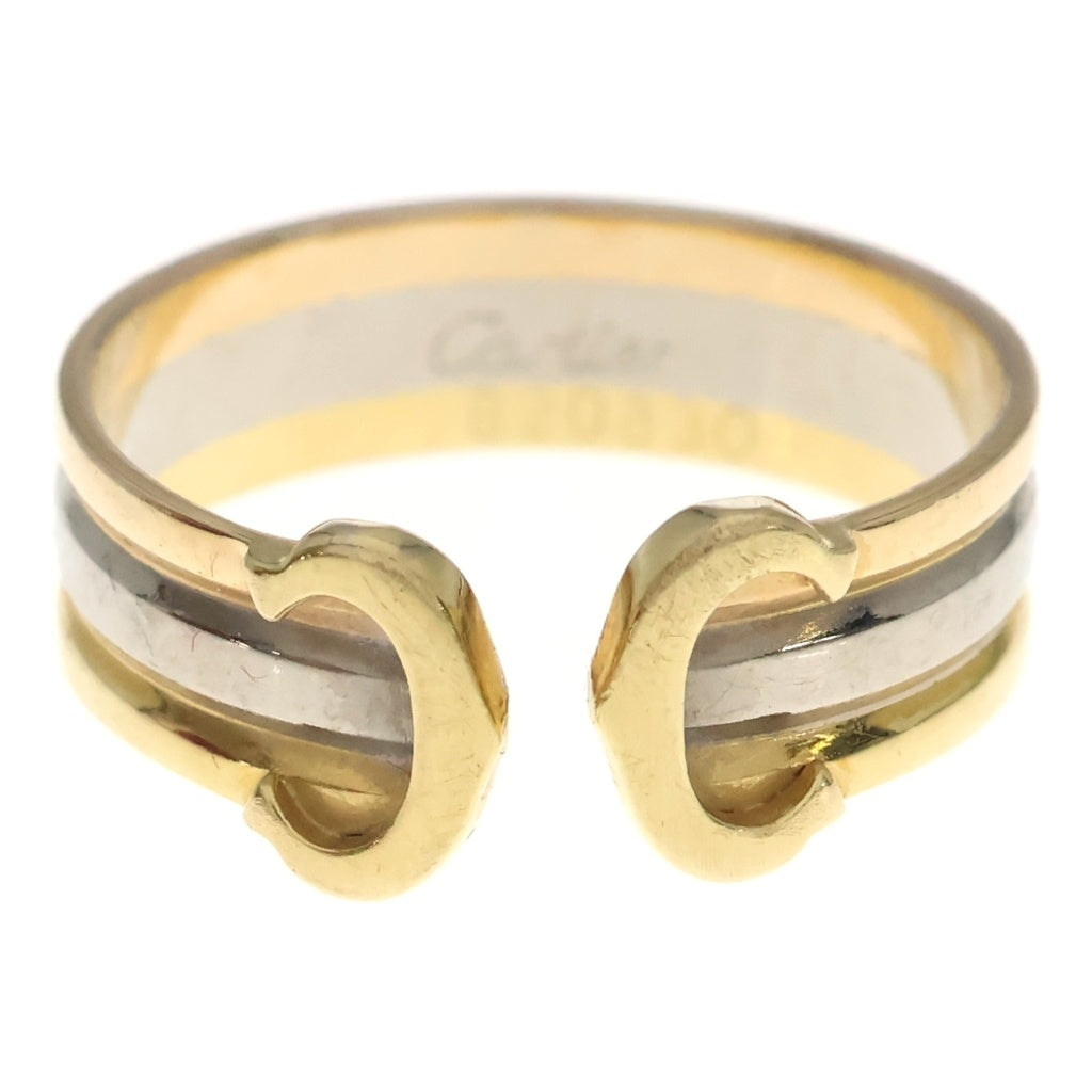 Cartier(カルティエ) K18 K18PG 2Cリング ゴールド/ホワイトゴールド/ピンクゴールド