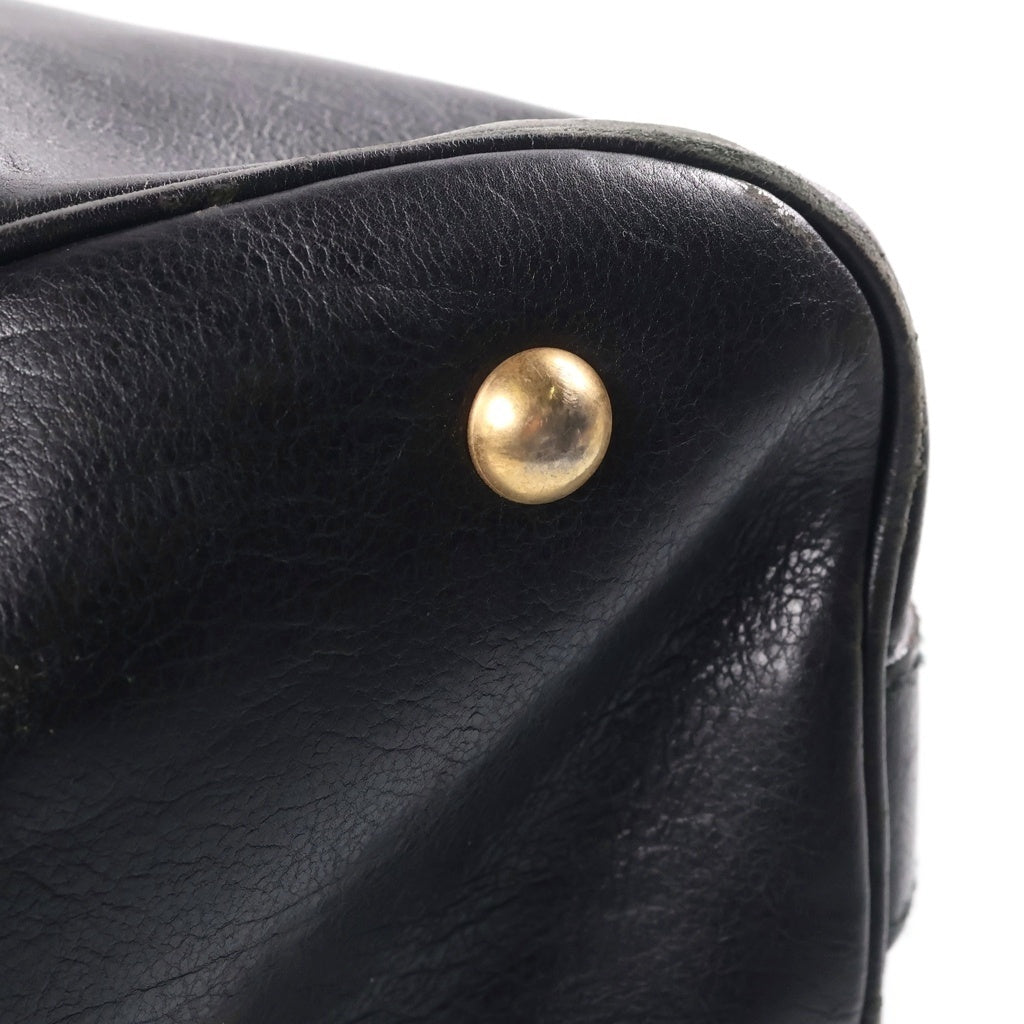 Yves Saint Laurent rive gauche(イヴサンローランリヴゴーシュ) ミューズ パテントレザー ショルダー トートバッグ ブラック 153959 レディース