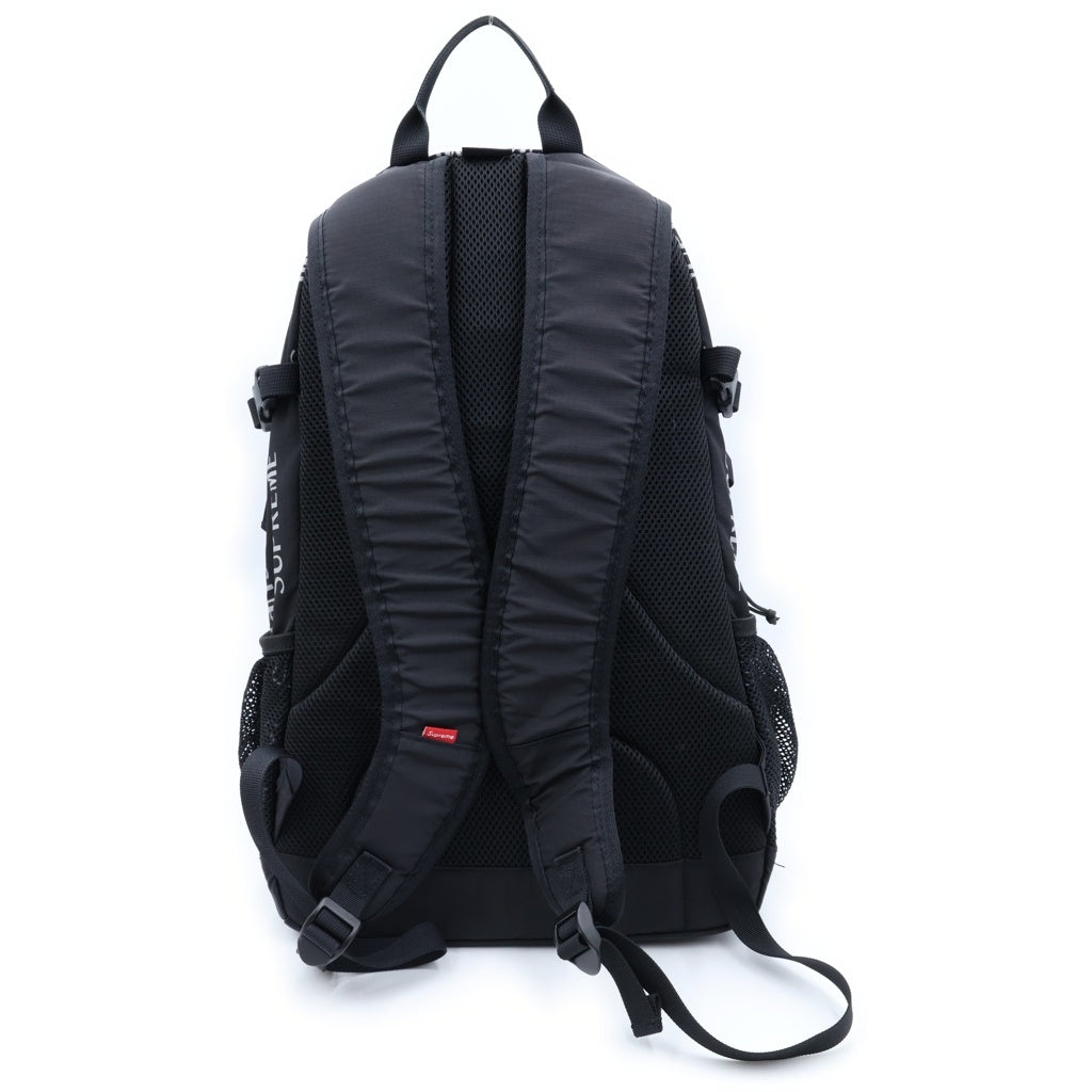 SUPREME(シュプリーム) 16AW 3M Reflective Repeat Backpack リフレクターロゴリピート 総柄デザイン バックパック ブラック