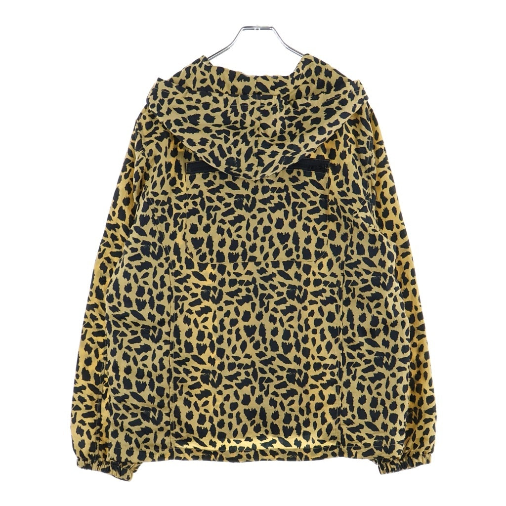 SUPREME(シュプリーム) 17SS Skew Hooded Nylon Jacket レオパード総柄 スキュー フーデッド ナイロン ジャケット イエロー/ブラック