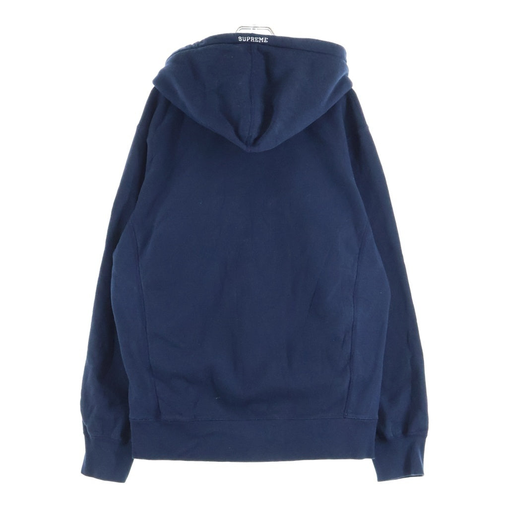 SUPREME(シュプリーム) Reflective S Logo Hooded Sweatshirt 3M リフレクター Sロゴデザイン フーデッド プルオーバースウェット パーカー ネイビー