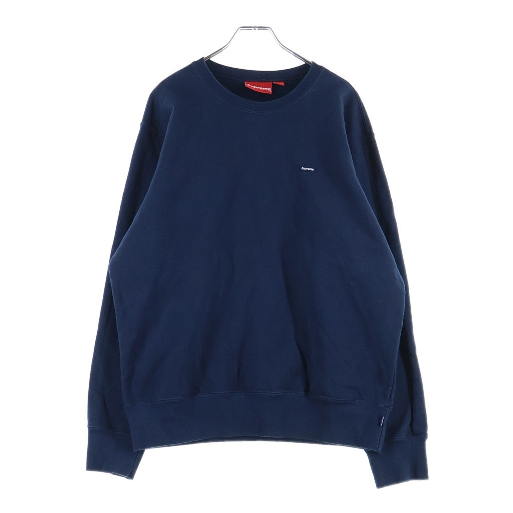 SUPREME(シュプリーム) Small Box Crewneck スモールボックスロゴ クルーネック スウェットトレーナー ネイビー