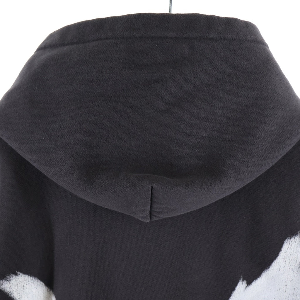 YEEZY GAP(イージーギャップ) Dove Shrunken Hoodie ダブ シュランクン バックプリント フーデッド プルオーバーパーカー スウェットシャツ グレー