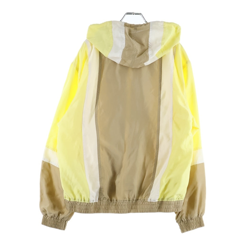 SUPREME(シュプリーム) 17SS Silk Hooded Jacket シルク フーデッド ジップアップ プルオーバーパーカー ジャケット イエロー/ブラウン