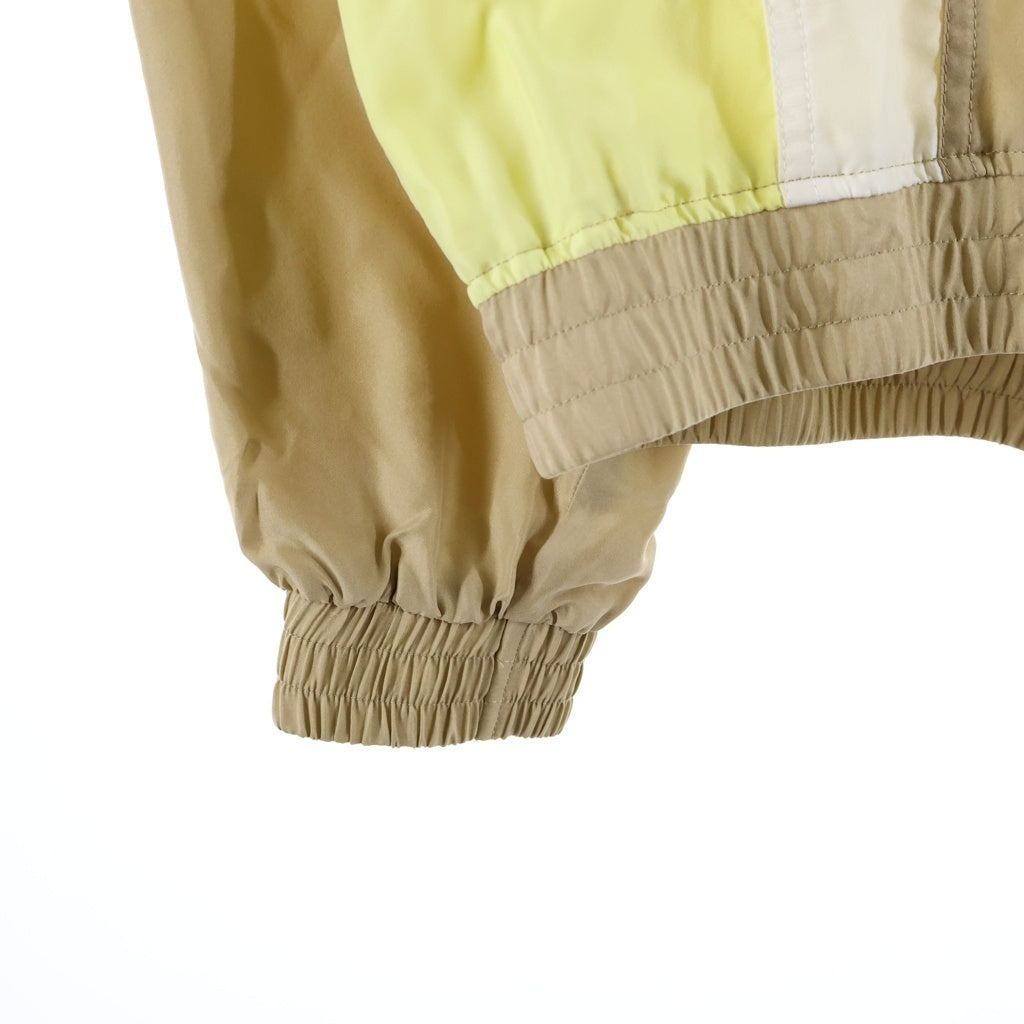 SUPREME(シュプリーム) 17SS Silk Hooded Jacket シルク フーデッド ジップアップ プルオーバーパーカー ジャケット イエロー/ブラウン