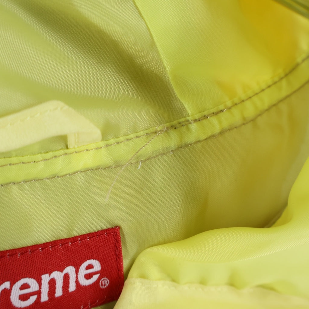 SUPREME(シュプリーム) 17SS Silk Hooded Jacket シルク フーデッド ジップアップ プルオーバーパーカー ジャケット イエロー/ブラウン