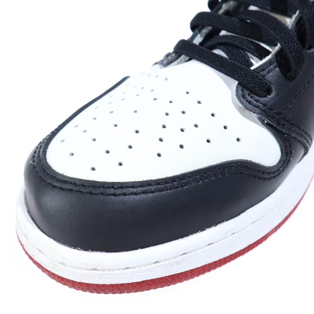 NIKE(ナイキ) 【観賞用 2016年製】 GS AIR JORDAN 1 RETRO HIGH 575441-125 エアジョーダン1 レトロ ハイカットスニーカー レディース ホワイト/レッド US6.5/24.5cm