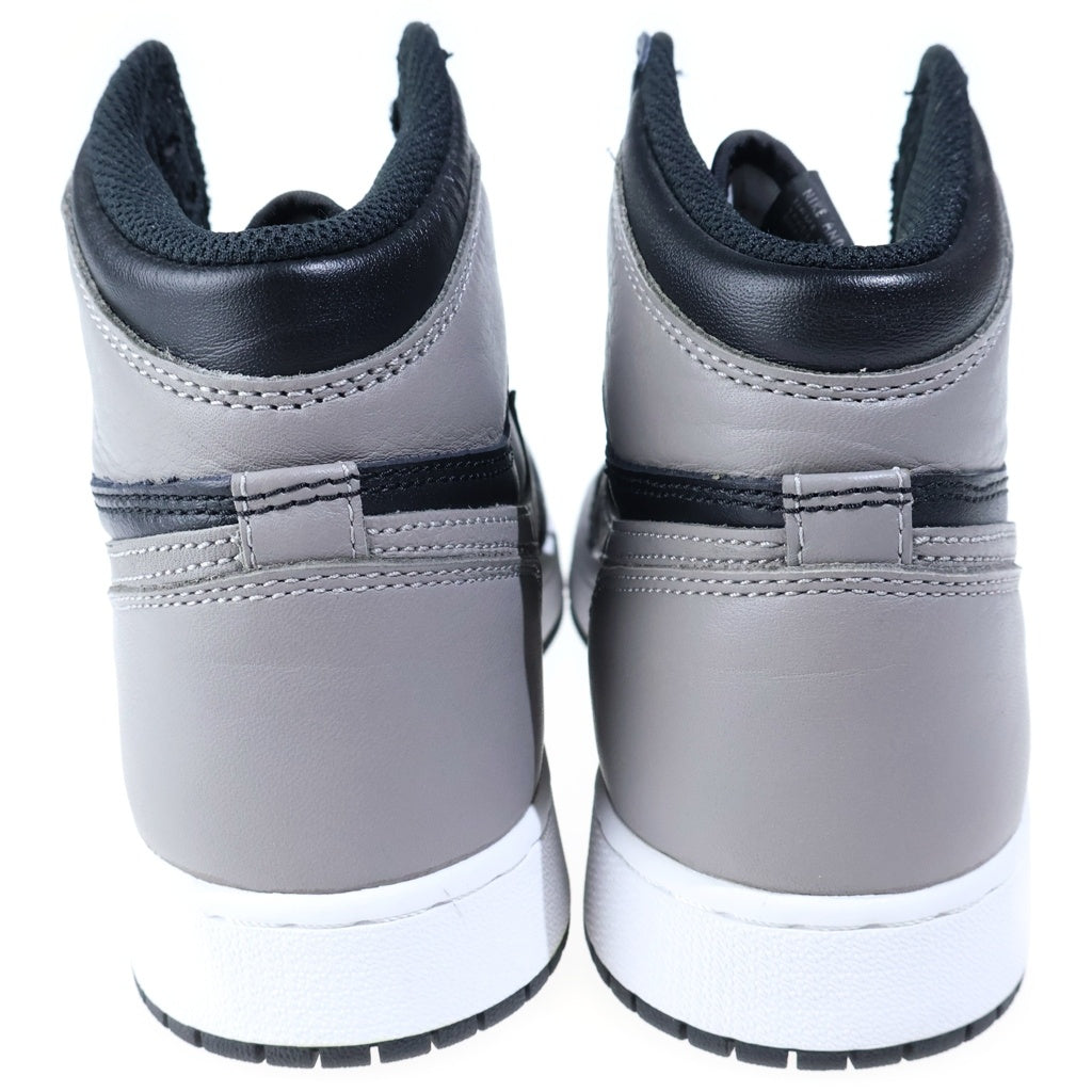 NIKE(ナイキ) GS AIR JORDAN 1 RETRO OG BG SHADOW 575441-013 エアジョーダン1 レトロ シャドウ ハイカットスニーカー レディース ブラック/グレー US6.5/24.5cm