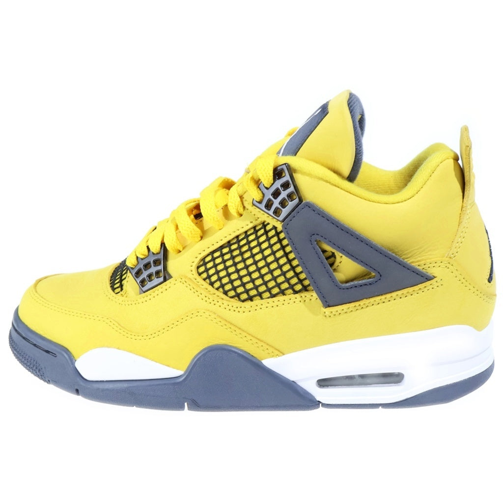 NIKE(ナイキ) AIR JORDAN RETRO TOUR YELLOW エアジョーダン 4 レトロ ハイカットスニーカー ツアーイエロー US9/27cm CT8527-700