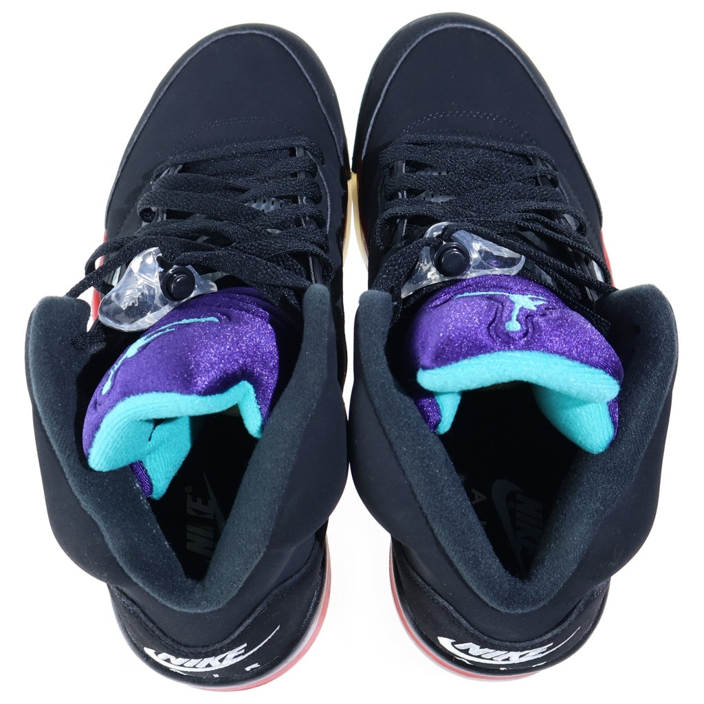 NIKE(ナイキ) AIR JORDAN 5 RETRO TOP3 CZ1786-001 エアジョーダン5 レトロ ハイカットスニーカー ブラック/レッド US9/27cm