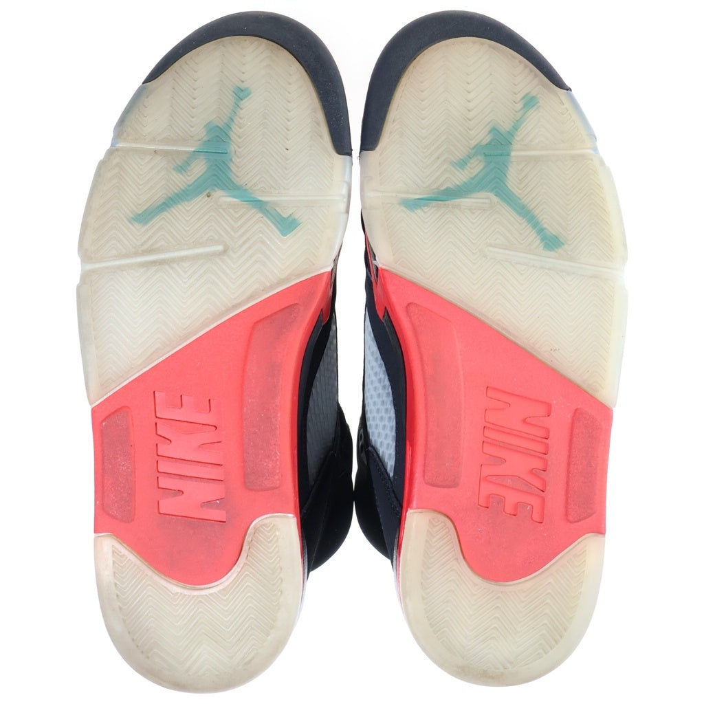 NIKE(ナイキ) AIR JORDAN 5 RETRO TOP3 CZ1786-001 エアジョーダン5 レトロ ハイカットスニーカー ブラック/レッド US9/27cm