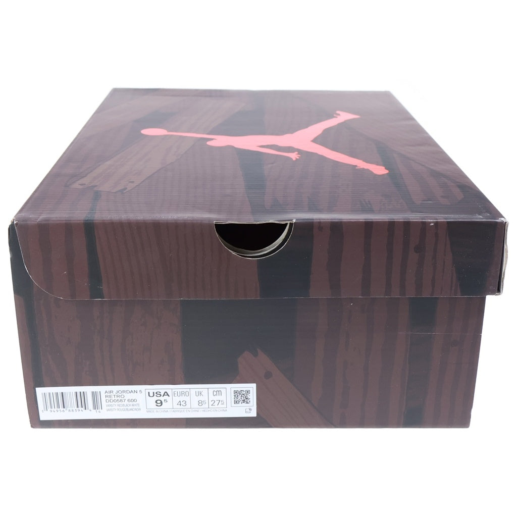 NIKE(ナイキ) AIR JORDAN TORO BRAVO DD0587-600 エアジョーダン 5 トロブラボー ハイカットスニーカー レッド US9.5/27.5cm