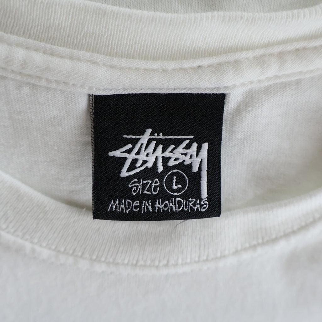 STUSSY(ステューシー) 23AW ×Dover Street Market Stock DSM New York White Tee ドーバー ストリート マーケット ストック ニューヨーク クルーネック 半袖Tシャツ カットソー ホワイト