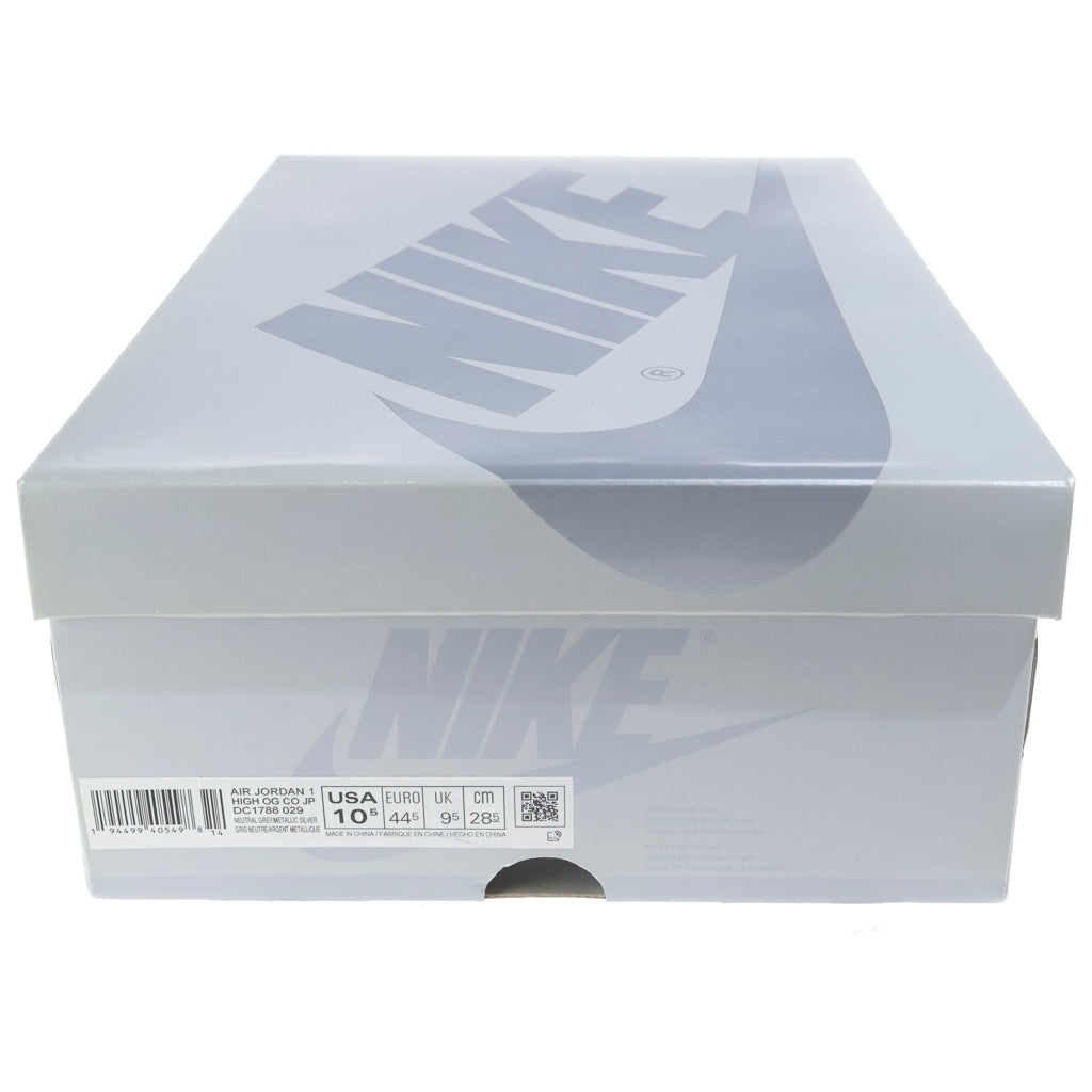 NIKE(ナイキ) AIR JORDAN 1 RETRO HIGH OG CO.JP/TOKYO エアジョーダン1 レトロ トウキョウ ハイカットスニーカー シルバー US10.5/28.5cm DC1788-029