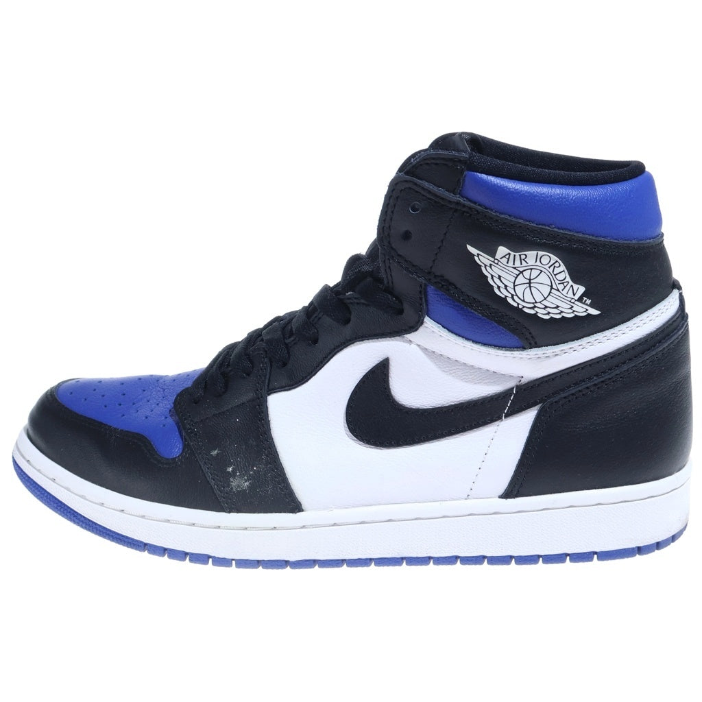 NIKE(ナイキ) AIR JORDAN 1 RETRO HIGH OG ROYAL TOE エアジョーダン1 レトロ ロイヤルトゥ ハイカットスニーカー ブルー/ブラック US10.5/28.5cm 555088-041