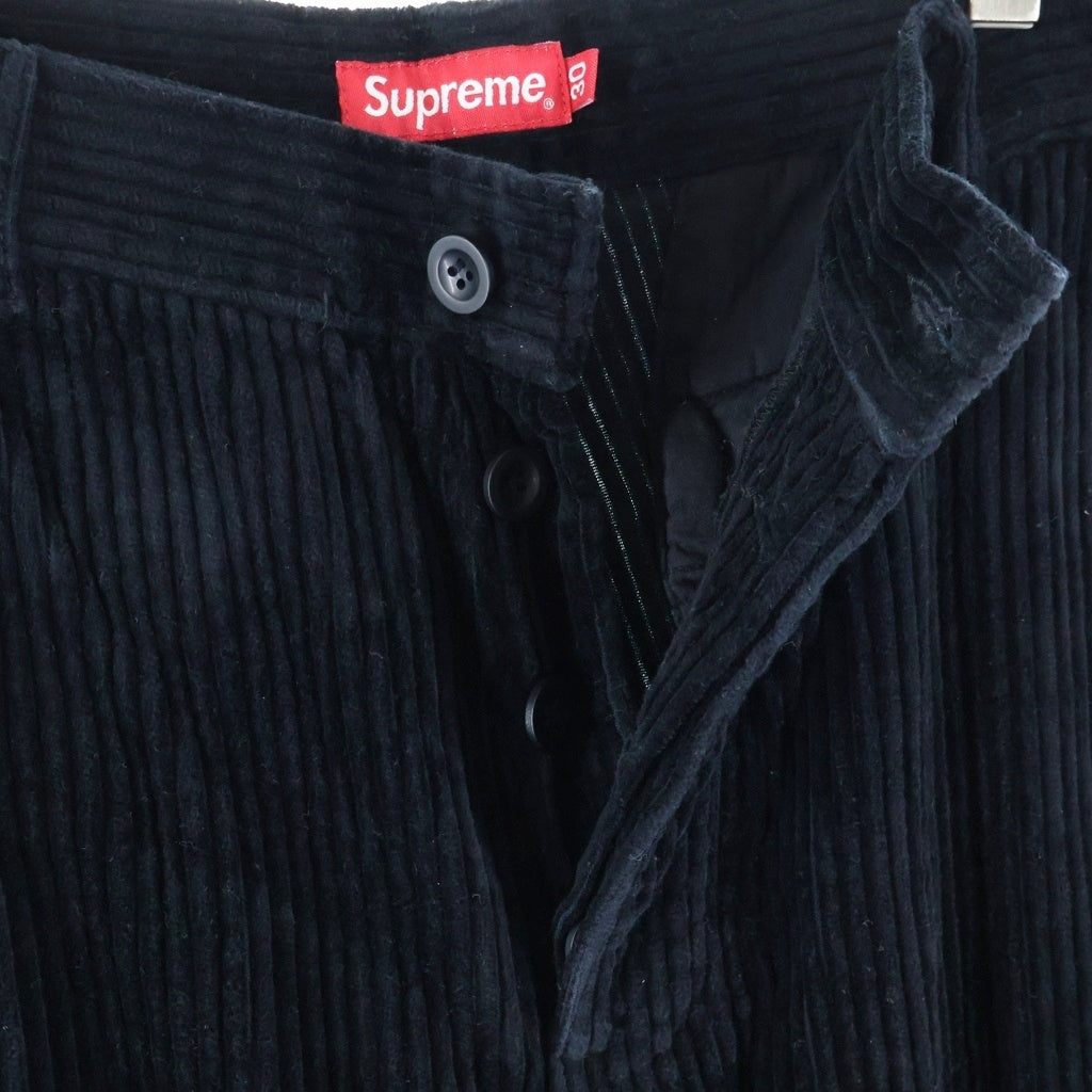 SUPREME(シュプリーム) 20SS Wide Wale Corduroy Cargo Pant コーデュロイ ワイドカーゴパンツ ブラック