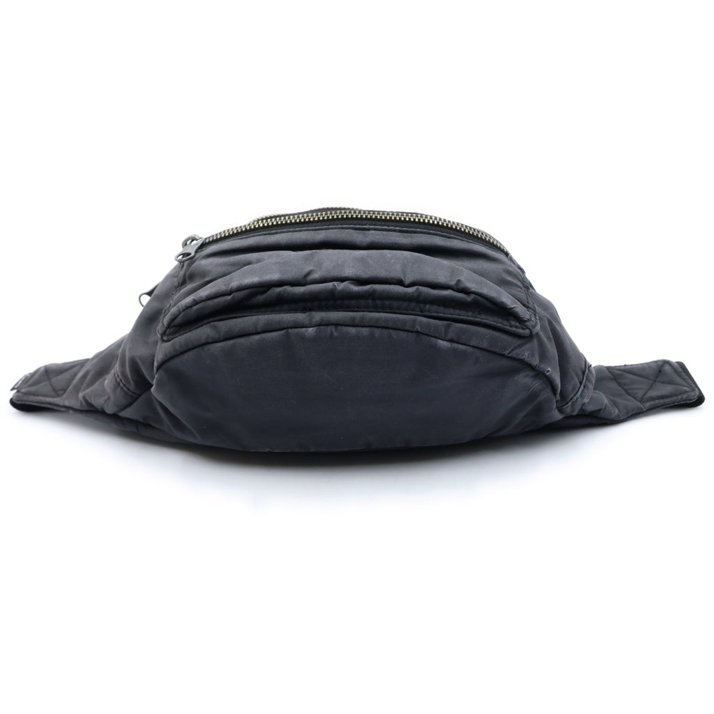 SUPREME(シュプリーム) 20SS ×Barbour Waxed Cotton Waist Bag Black バブアー ワックス コットン ウエストバッグ ショルダーバッグ ブラック