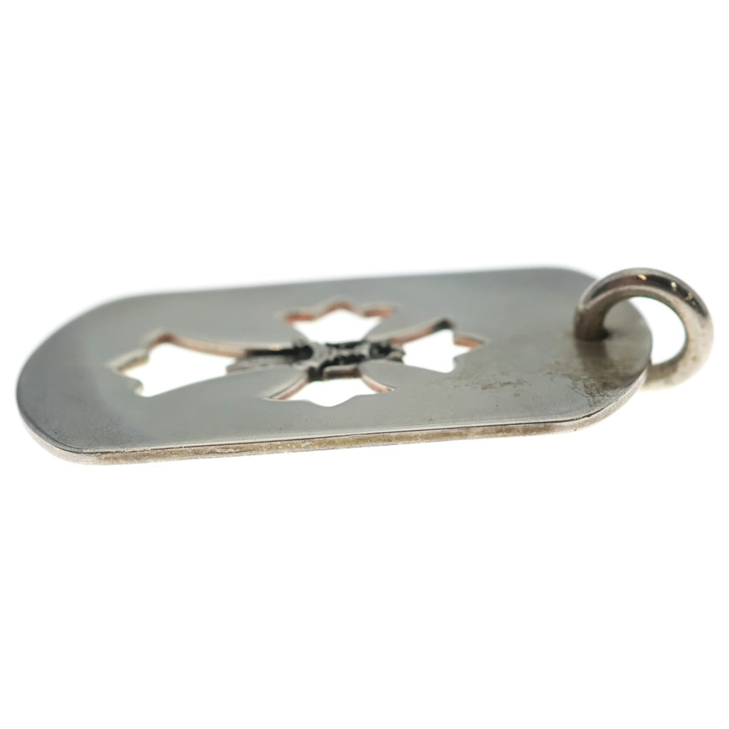 CHROME HEARTS(クロムハーツ) D TAG LRG DAGGER ダガーカットアウトドッグタグ ラージドッグタグネックレストップ