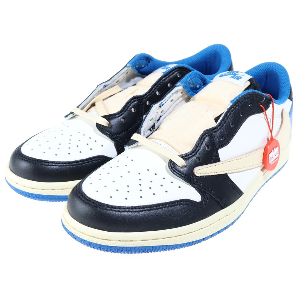 NIKE(ナイキ) ×TRAVIS SCOTT FRAGMENT DESIGN AIR JORDAN 1 LOW OG SP エアジョーダン1 ローカットスニーカー ブルー US8/26cm DM7866-140