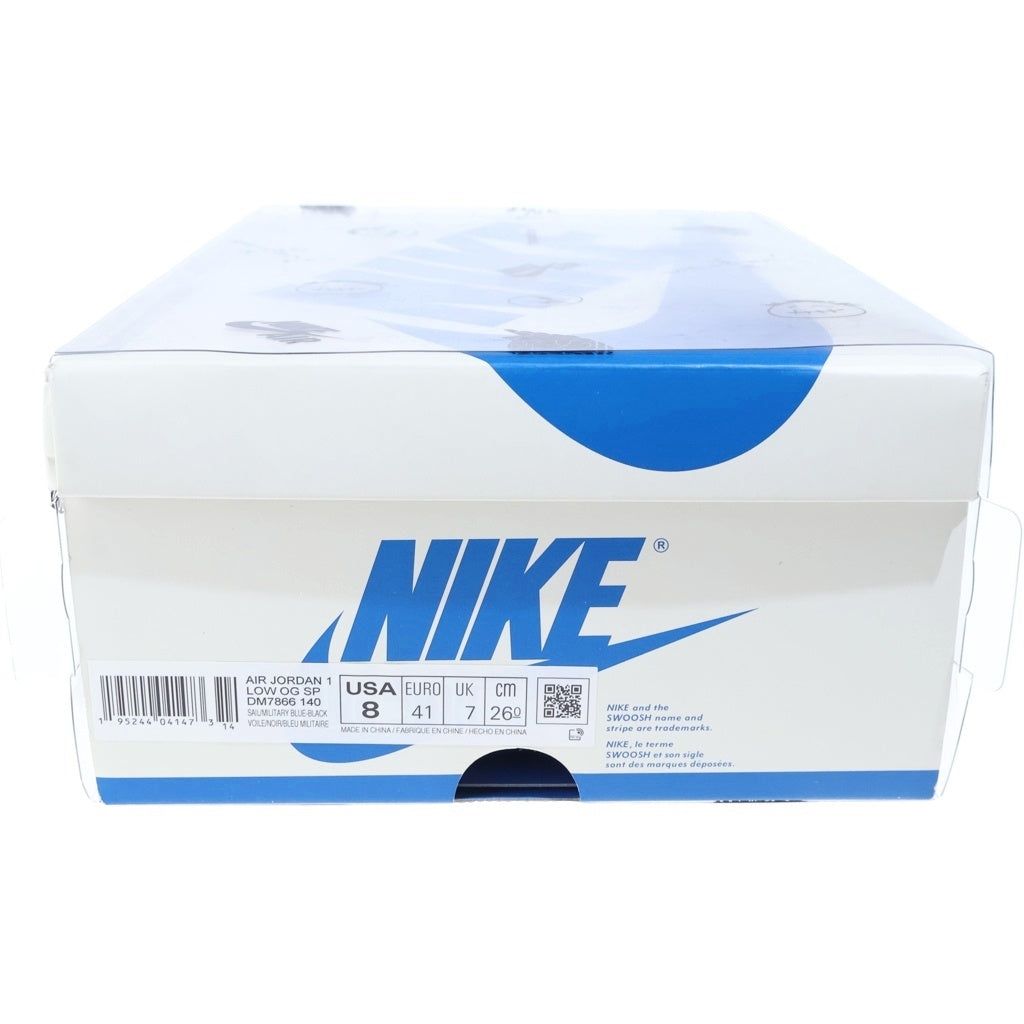 NIKE(ナイキ) ×TRAVIS SCOTT FRAGMENT DESIGN AIR JORDAN 1 LOW OG SP エアジョーダン1 ローカットスニーカー ブルー US8/26cm DM7866-140