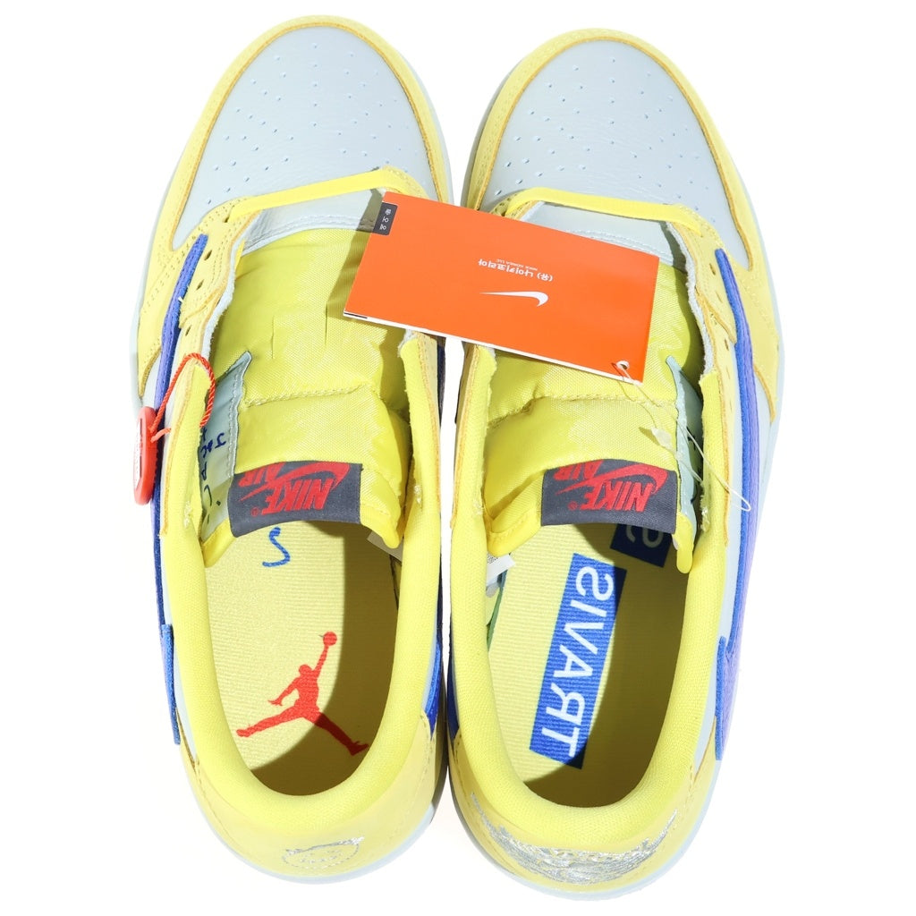 NIKE(ナイキ) ×TRAVIS SCOTT AIR JORDAN1 LOW OG SP トラヴィス スコット エアジョーダン1 カナリー ローカットスニーカー イエロー US9.5/26.5cm DZ4137-700