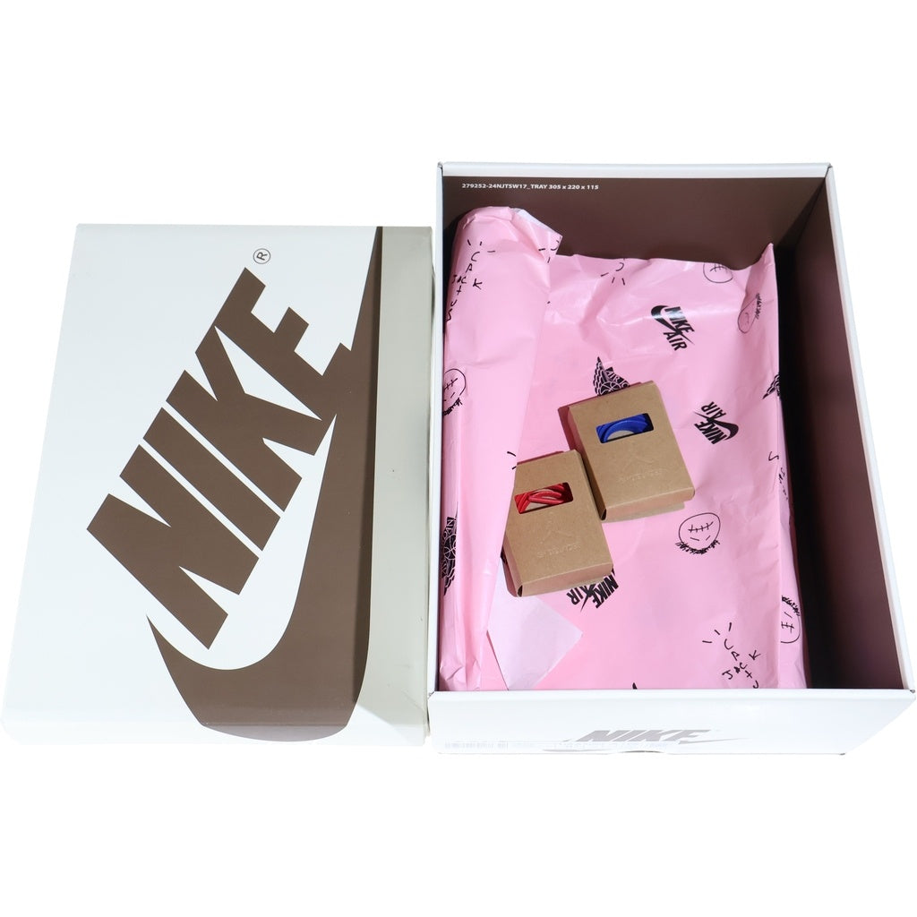 NIKE(ナイキ) ×TRAVIS SCOTT AIR JORDAN1 LOW OG SP トラヴィス スコット エアジョーダン1 カナリー ローカットスニーカー イエロー US9.5/26.5cm DZ4137-700