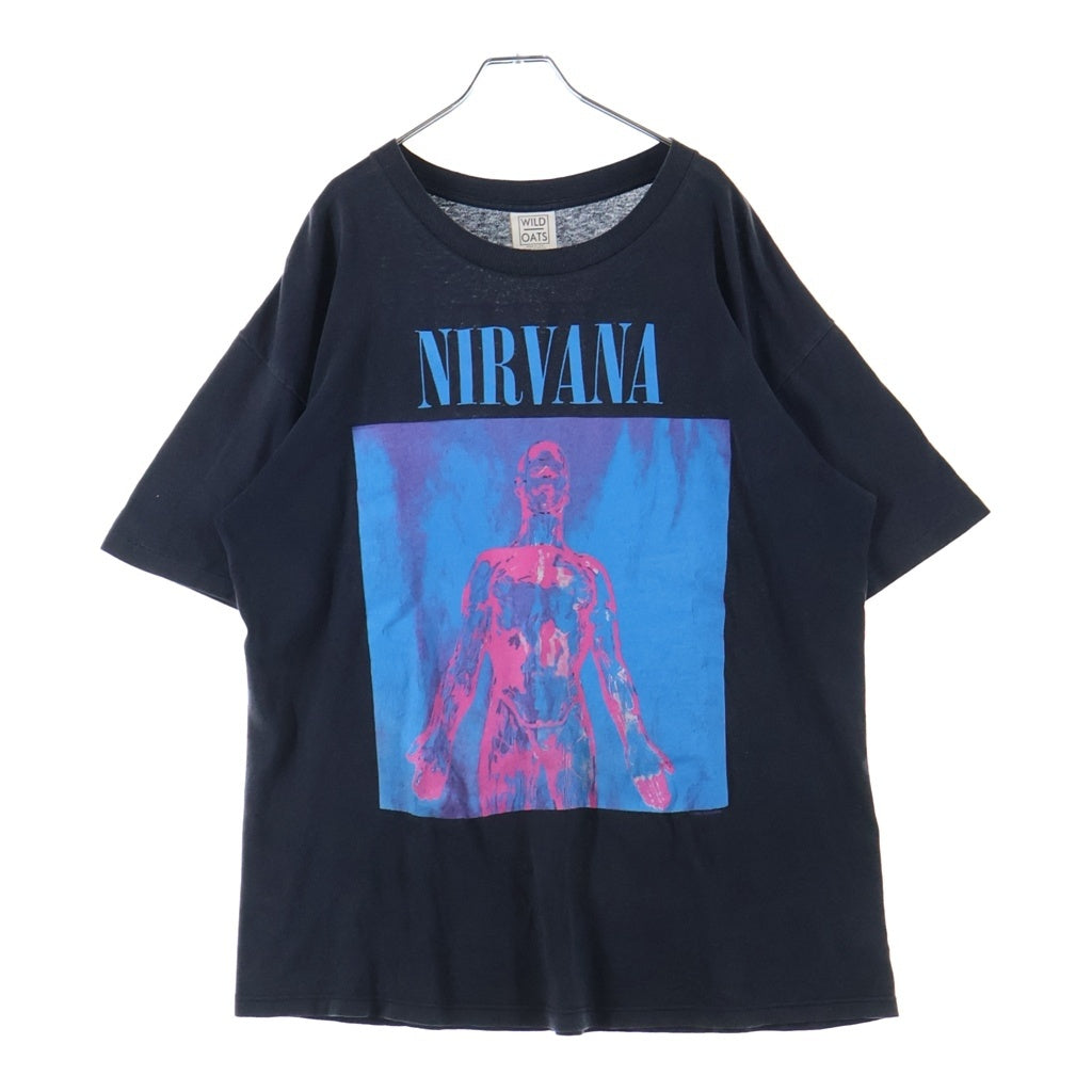 VINTAGE(ヴィンテージ) 90S VINTAGE NIRVANA SLIVER WILD TEE ニルヴァーナ スリヴァー ヴィンテージ 両面プリント クルーネックTシャツ 半袖カットソー ブラック