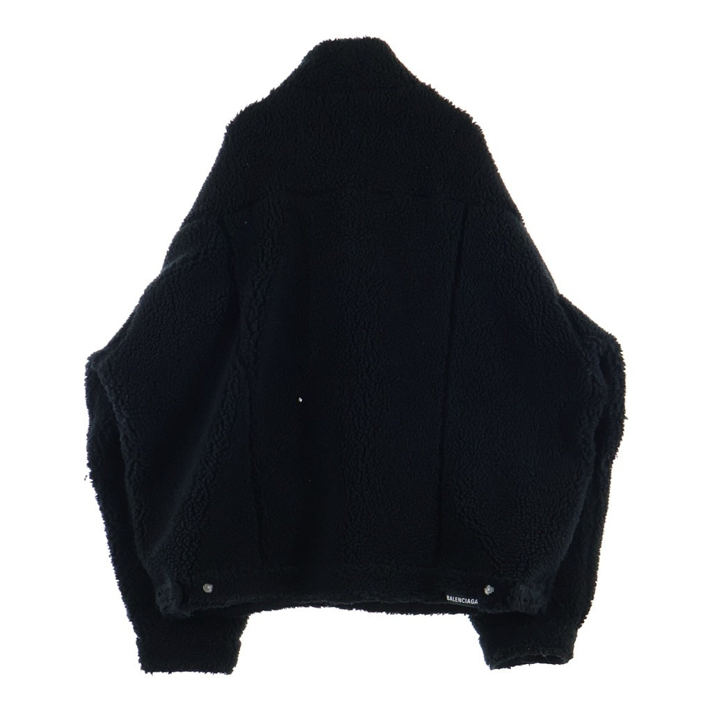 BALENCIAGA(バレンシアガ) オーバーサイズボアフリースブルゾン ジャケット ブラック 704464 TMQ26