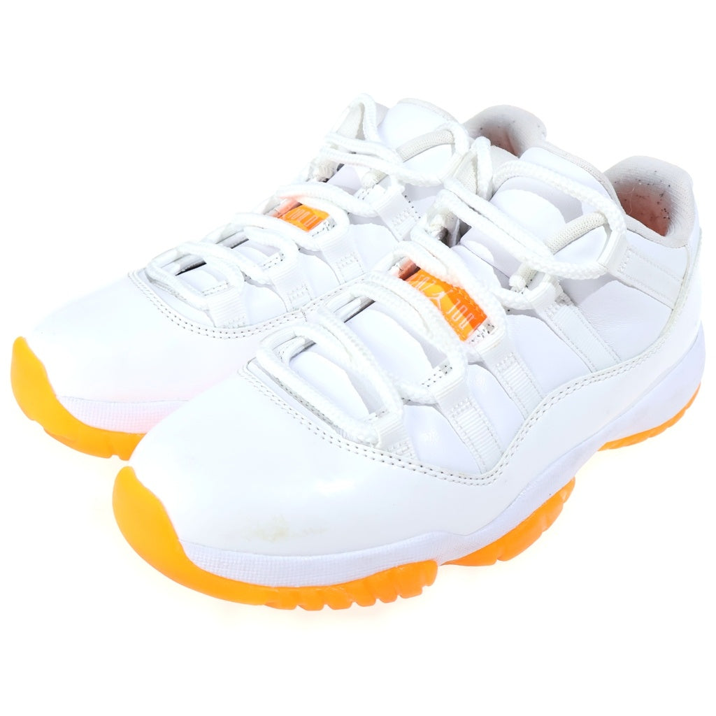 NIKE(ナイキ) WMNS AIR JORDAN 11 LOW ウィメンズ エアジョーダン ローカットスニーカー ホワイト/オレンジ US6.5/23.5cm AH7860-139 レディース