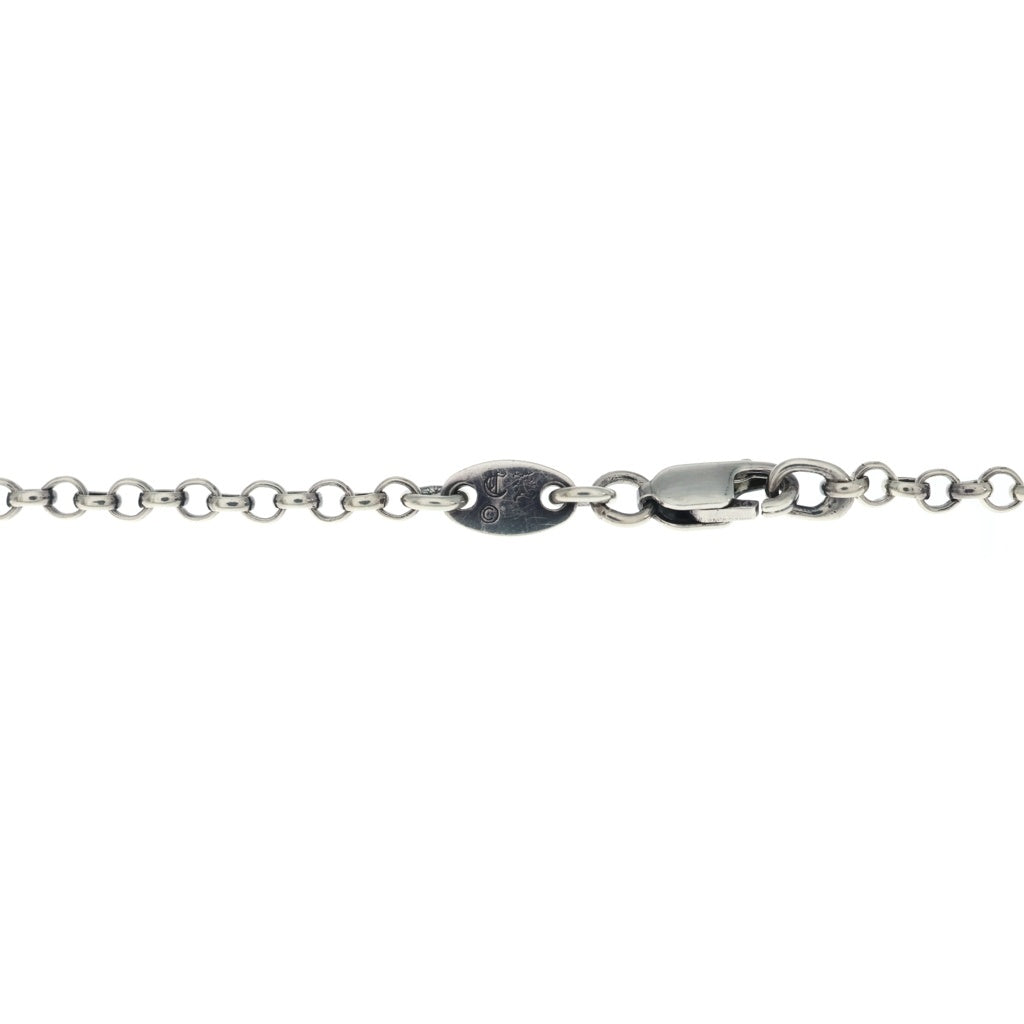 CHROME HEARTS(クロムハーツ) SAFETY PIN R16 セーフティピンロールチェーン ネックレス シルバー