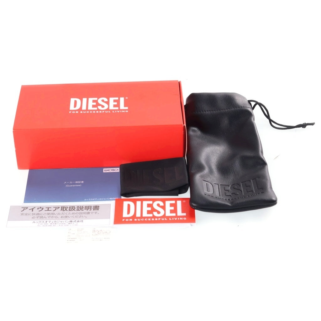 DIESEL(ディーゼル) ラップアラウンド サングラス メガネ アイウェア ブラック/グリーン DL3002 511/J2