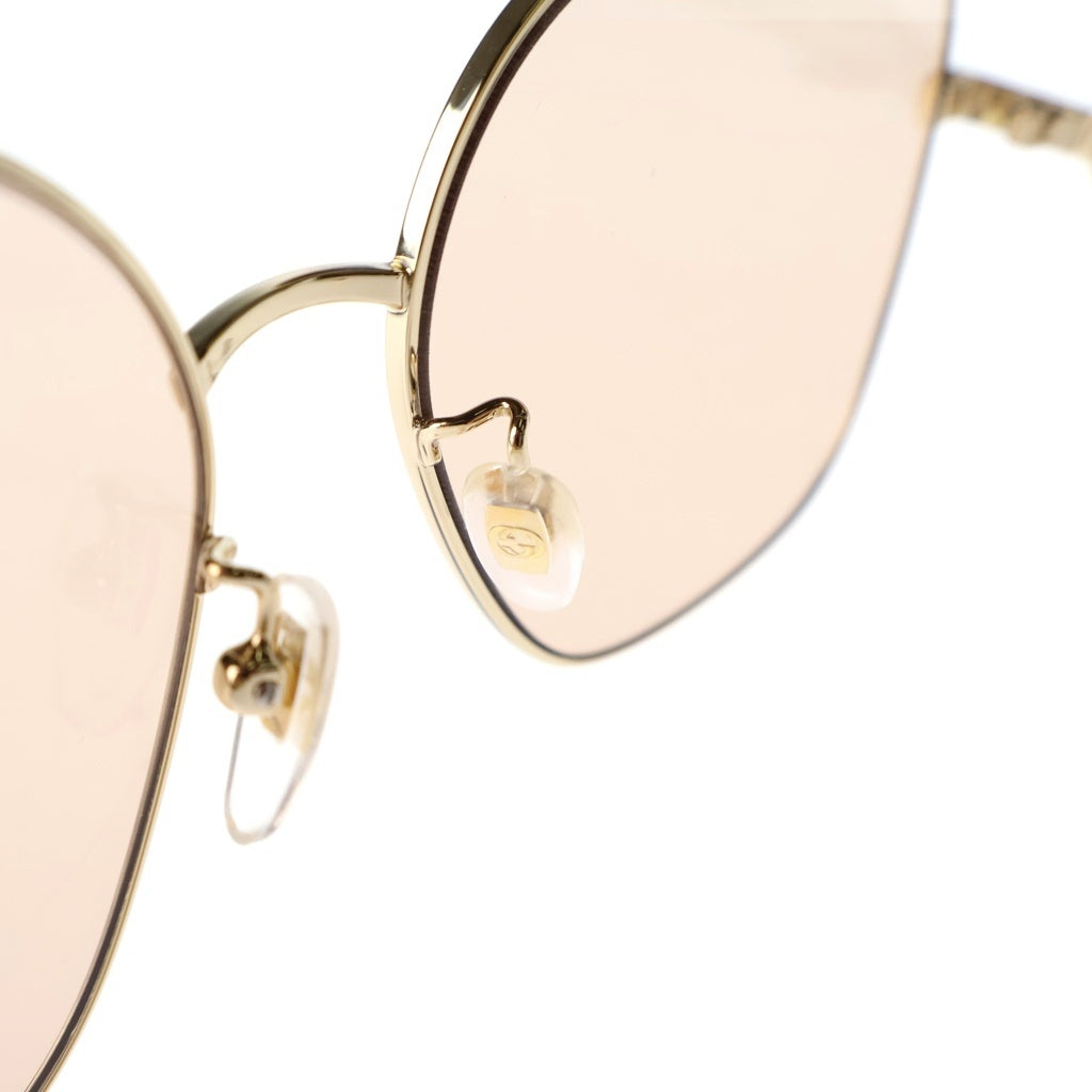 GUCCI(グッチ) ラウンドフレーム インターロッキングG サングラス アイウェア メガネ 眼鏡 GG1089SA 003 レディース