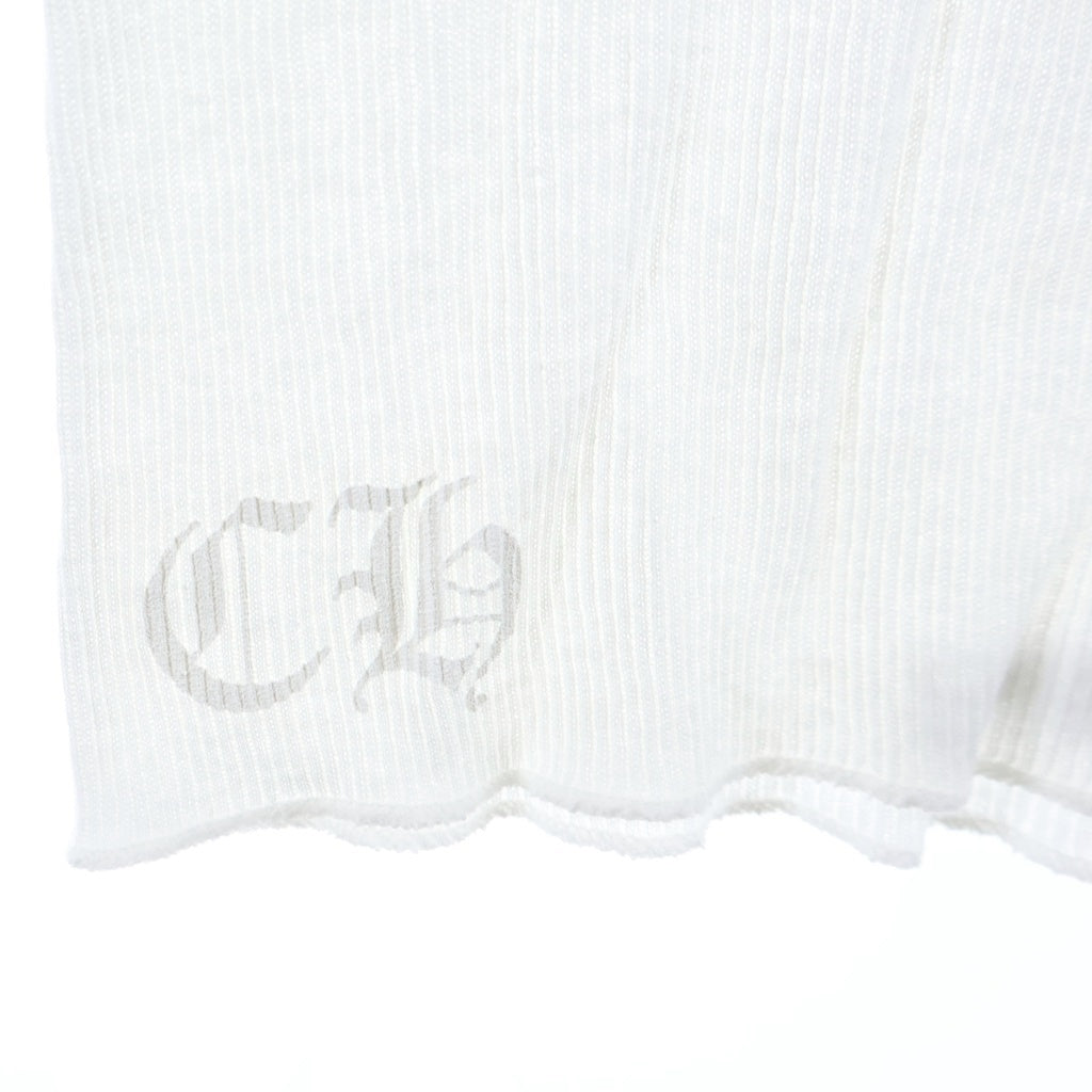 CHROME HEARTS(クロムハーツ) RS FUCK YOU リチャード スターク プリント タンクトップ ノースリーブカットソー ホワイト