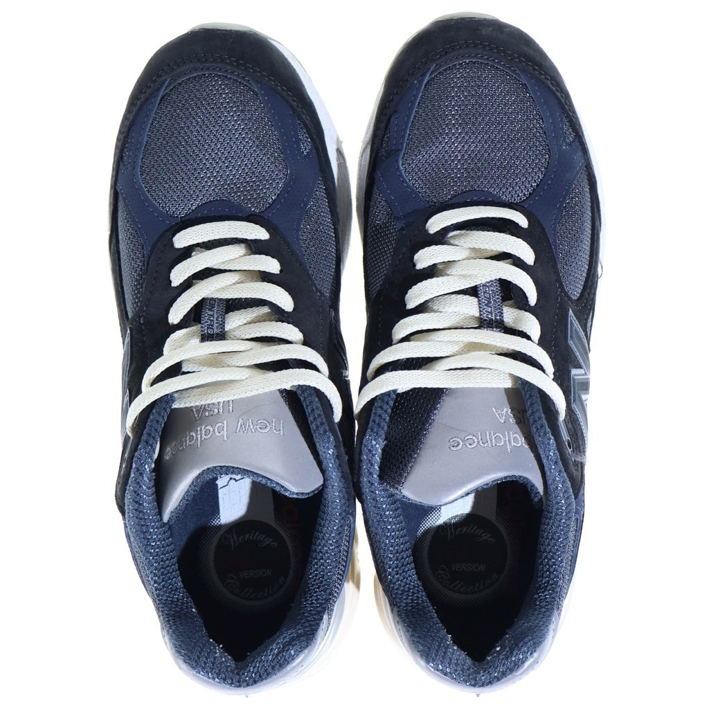 New Balance(ニューバランス) ×KITH Ronnie Fieg キス ロニー・ファイグ スエード メッシュ ローカットスニーカー ブラック/ネイビー US8/26cm M990KI3