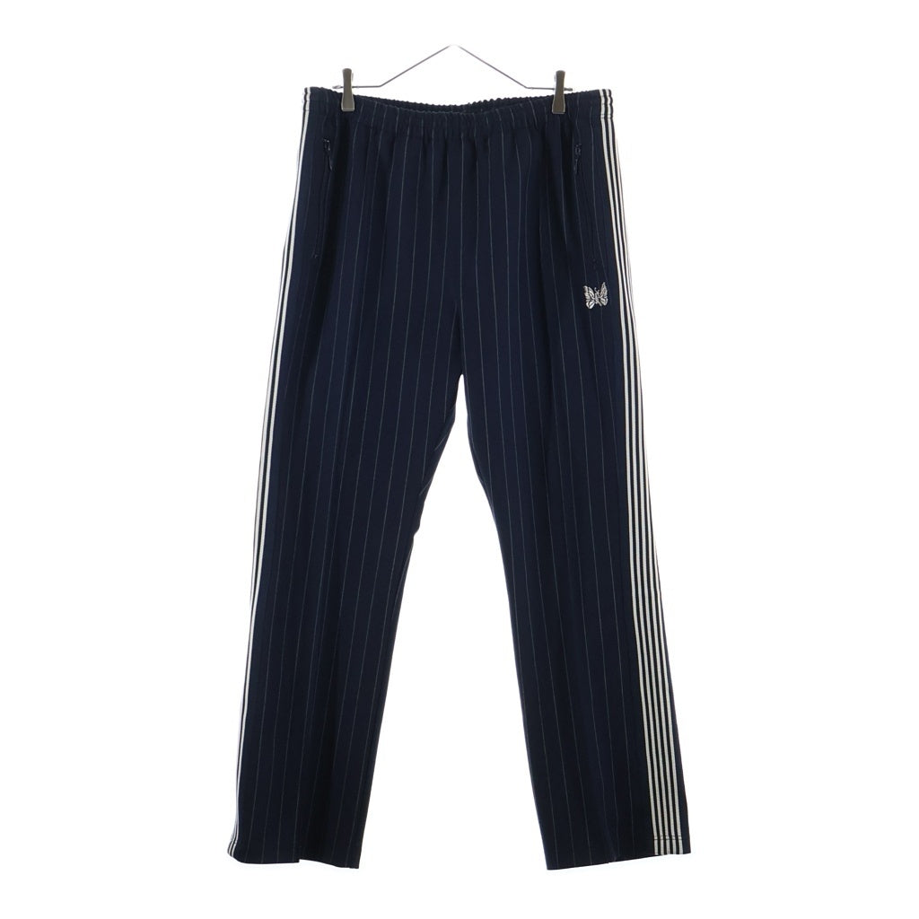 Needles(ニードルス) ×KITH Stripe Side Line Track Pants キス ストライプ サイドライン トラック パンツ ネイビー/ホワイト LQ353