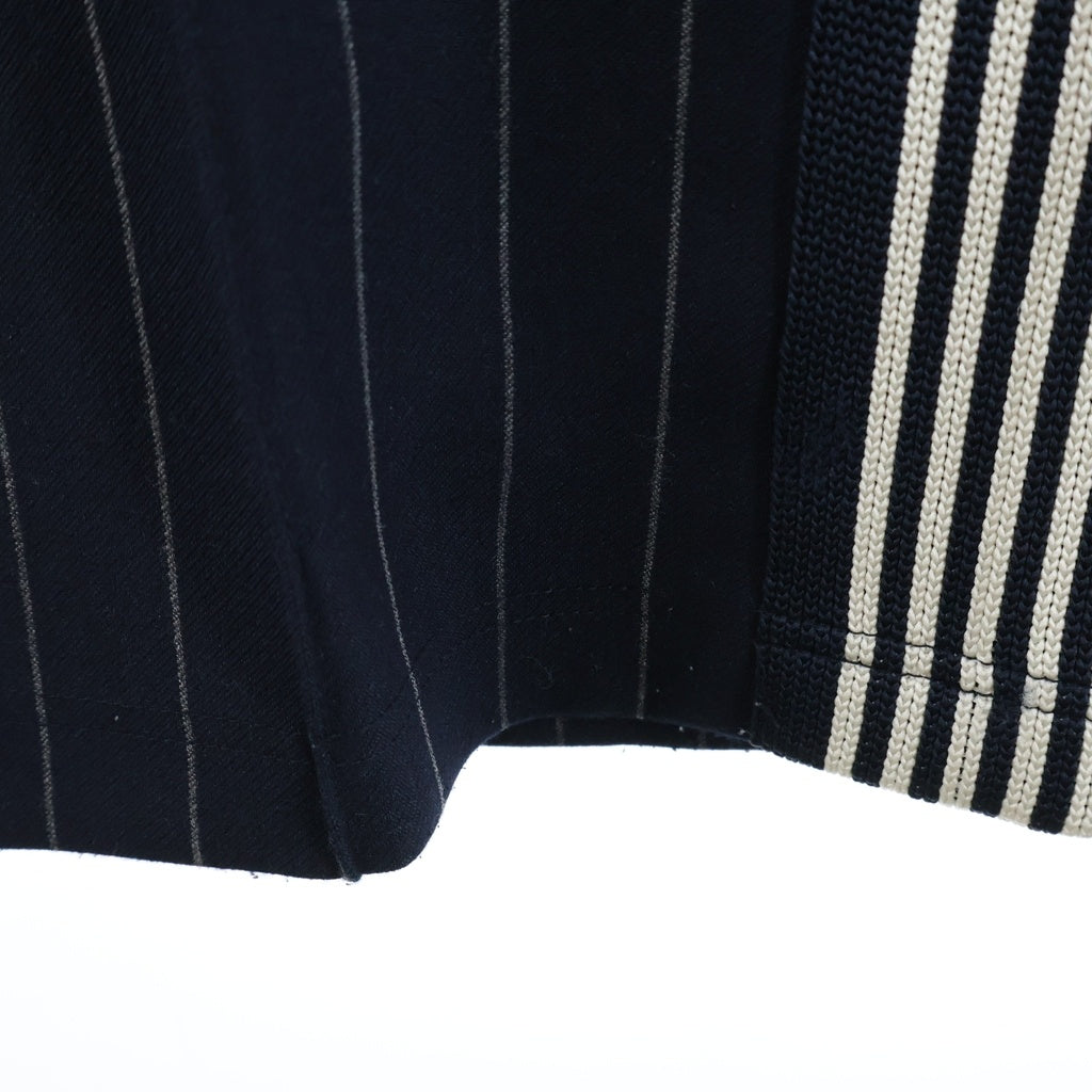 Needles(ニードルス) ×KITH Stripe Side Line Track Pants キス ストライプ サイドライン トラック パンツ ネイビー/ホワイト LQ353