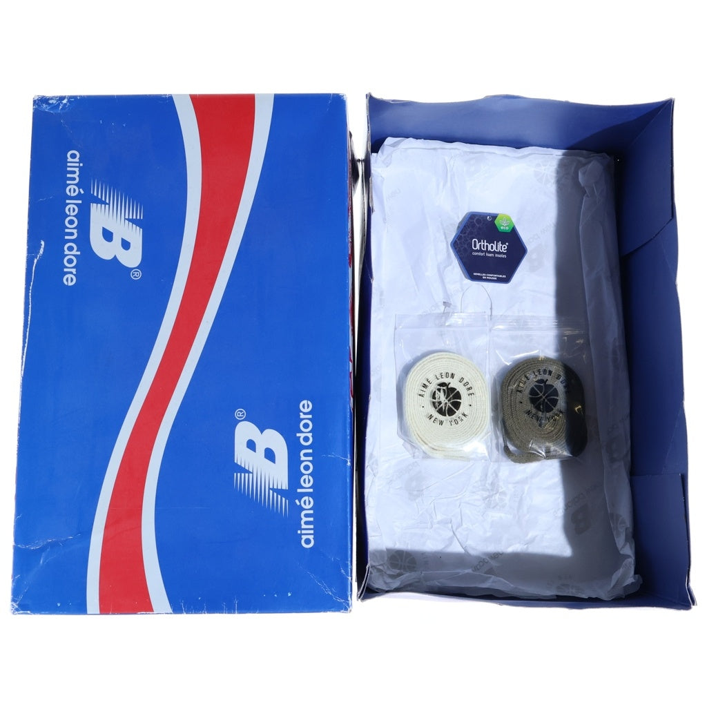 New Balance(ニューバランス) ×Aime Leon Dore 550 WHITE OLIVE エメレオンドレ ローカットスニーカー ホワイト/オリーブ US9/27cm BB550AD1