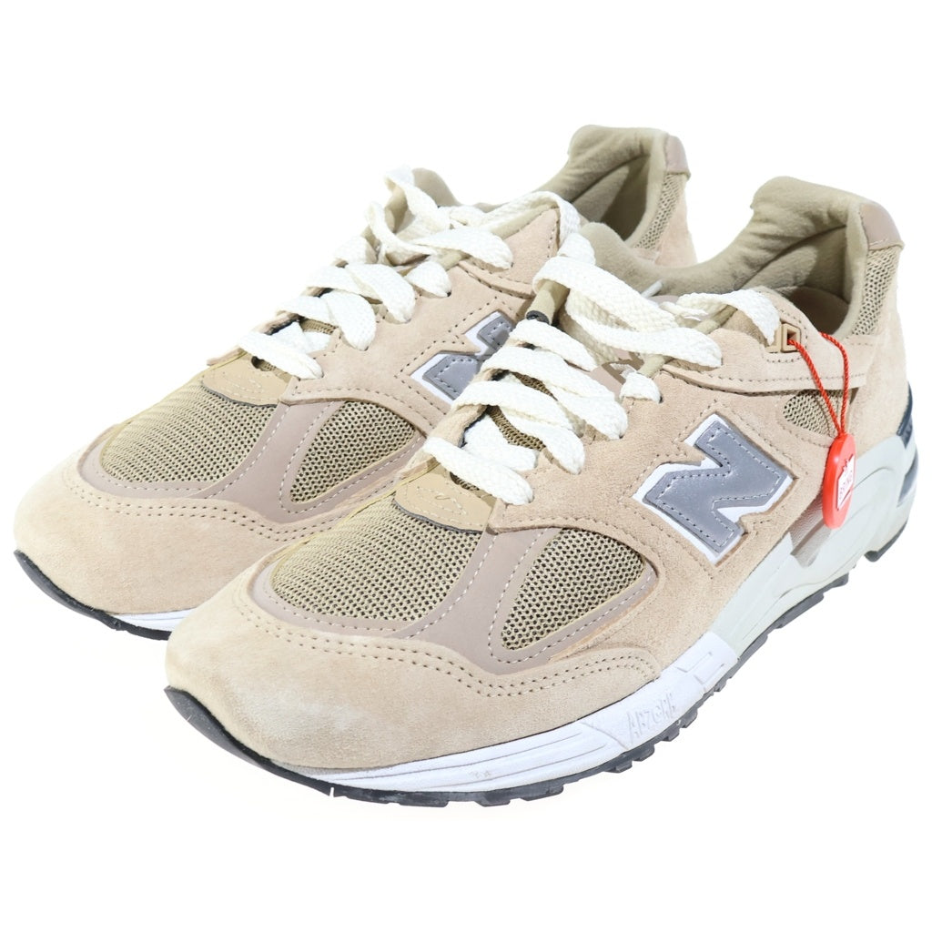 New Balance(ニューバランス) ×KITH 990V2 TAN キス スエード メッシュ ローカットスニーカー ベージュ US9/27cm M990KS2