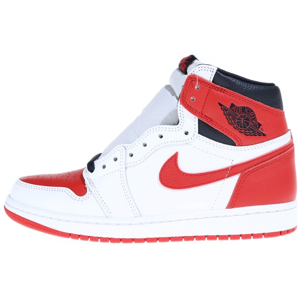 NIKE(ナイキ) AIR JORDAN1 HIGH OG HERITAGE 55508-161 エアジョーダン1 ヘリテージ ハイカットスニーカー ホワイト/レッド US9/27cm 555088-161
