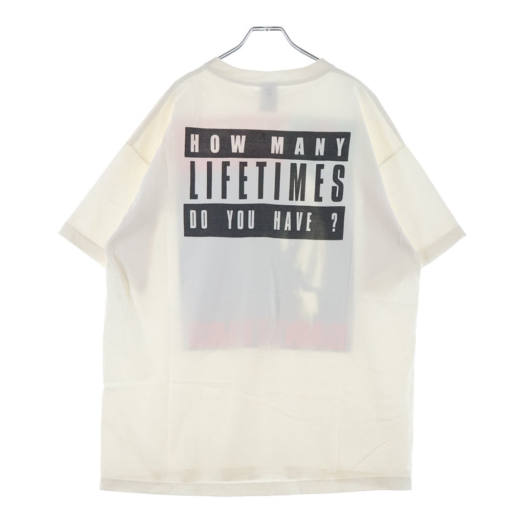 SAINT MICHAEL(セントマイケル) 24SS ×DENIM TEARS Live Crewt Tee デニムティアーズ クルーネック 半袖Tシャツ カットソー ホワイト SM-YS8-0000-C01
