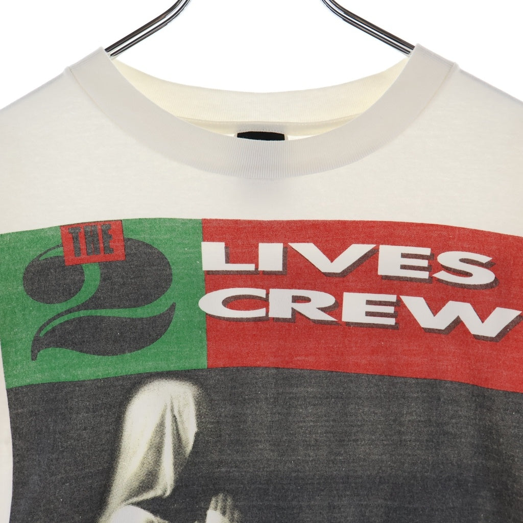 SAINT MICHAEL(セントマイケル) 24SS ×DENIM TEARS Live Crewt Tee デニムティアーズ クルーネック 半袖Tシャツ カットソー ホワイト SM-YS8-0000-C01