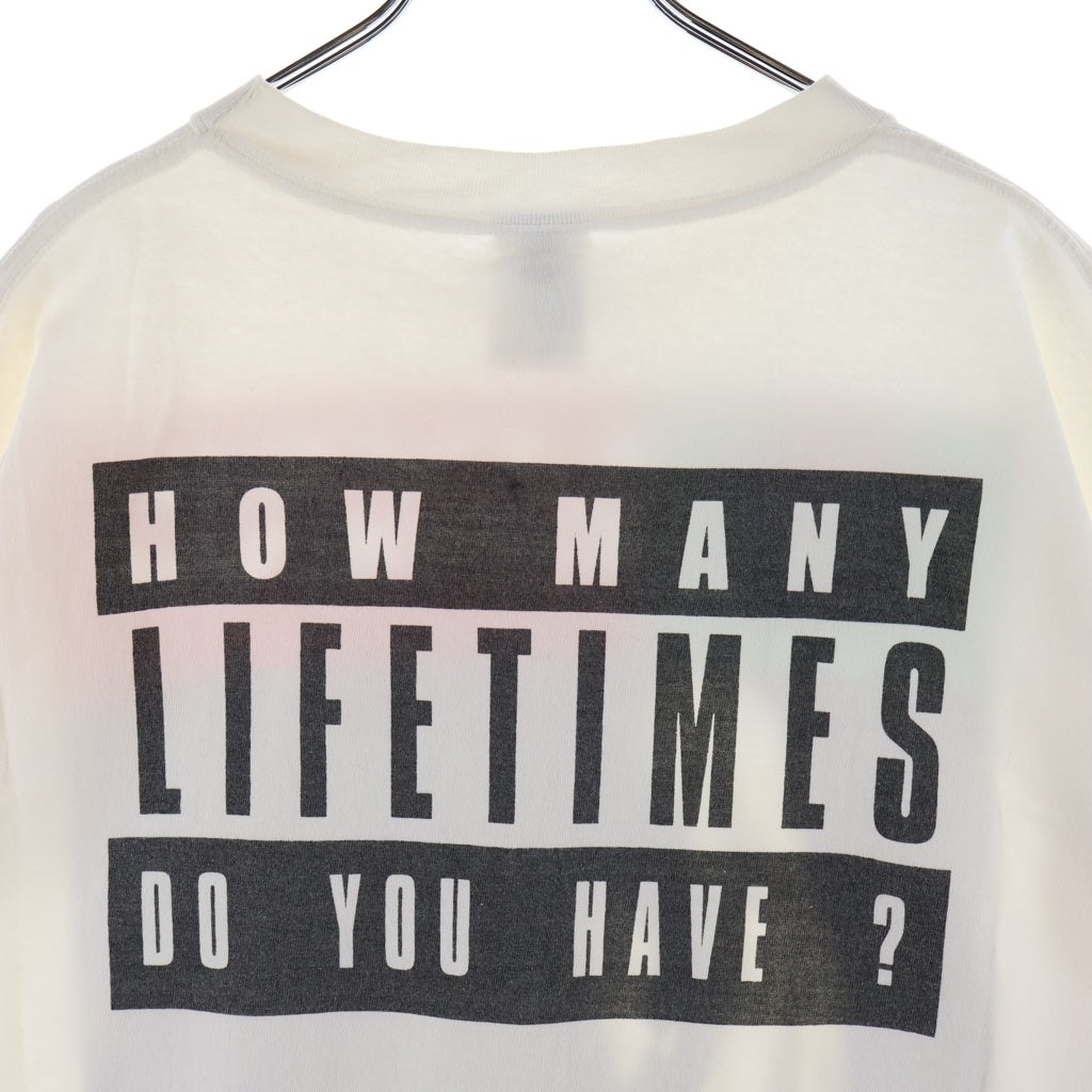 SAINT MICHAEL(セントマイケル) 24SS ×DENIM TEARS Live Crewt Tee デニムティアーズ クルーネック 半袖Tシャツ カットソー ホワイト SM-YS8-0000-C01