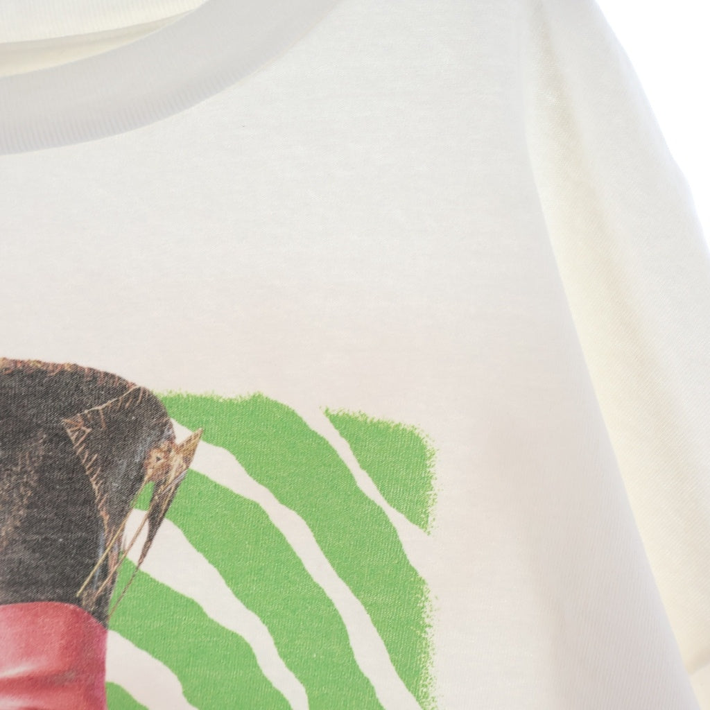 SAINT MICHAEL(セントマイケル) 24AW DSNY SS TEE MAD HATTER アリスインワンダーランド マッドハッター クルーネック 半袖Tシャツ カットソー ホワイト SM-A23-0000-C25