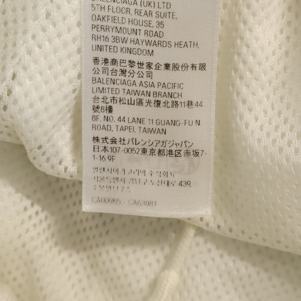 BALENCIAGA(バレンシアガ) 24SS TRACKSUIT PANTS トラックスーツ サイドロゴ刺繍 ナイロン トラック ロングパンツ ホワイト 768829