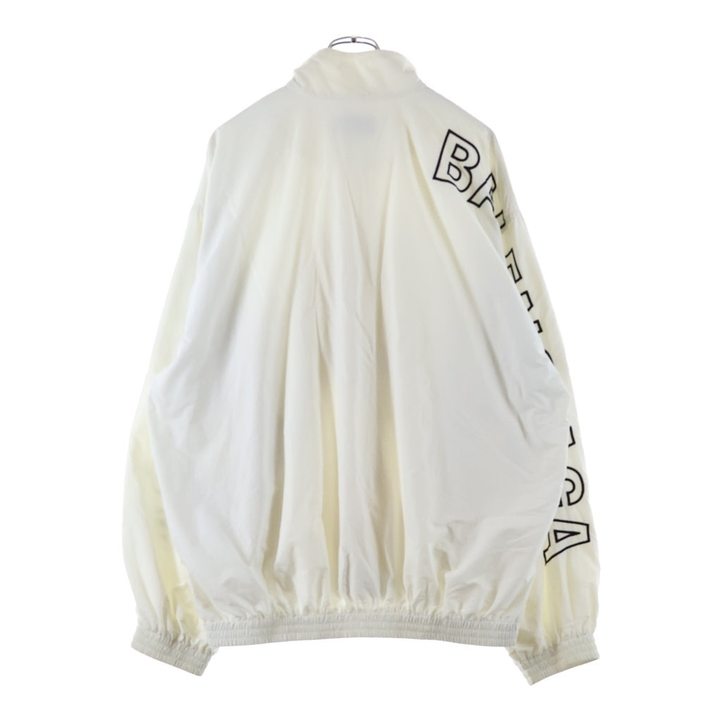 BALENCIAGA(バレンシアガ) 24SS TRACKSUIT JACKET トラックスーツ サイドロゴ刺繍 ジップアップ ナイロン ジャケット ホワイト 768920